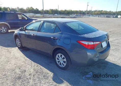 2016 Toyota Corolla L z USA, uszkodzony, nr VIN 2T1BURHE9GC689134